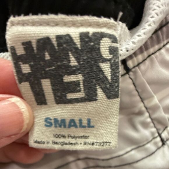 Hang Ten Black & Gray Palm Tree Swim Trunks - Picture 7 of 7